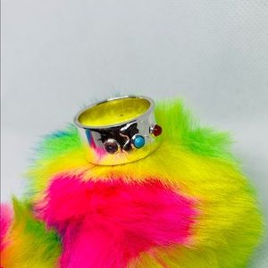 Silver 925 Gorgeous band size 8